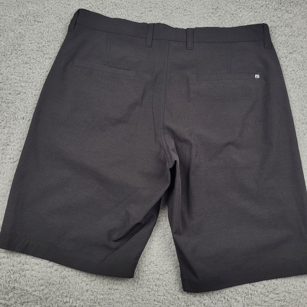 Travis Mathew Mens 32 Black Golf Shorts‎ Casual Walking Everyday Proceed Caution - Picture 6 of 6